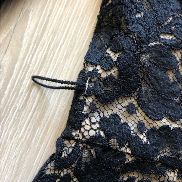 RARE Vintage Betsey Johnson Lace Black Sheath Rompers Size 2 Made in USA - Picture 15 of 15